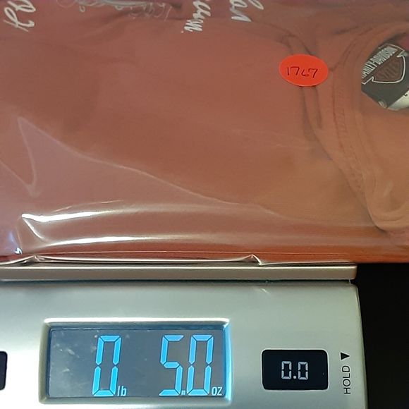 Genuine Harley Davidson Motorcycles Shirt Womens Large Burnt Orange V-Neck 1767 - Picture 8 of 8